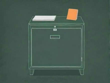 Photo of Metal Filing Cabinet (Diddlebury SY7) #1