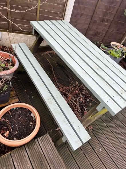 Photo of free Picnic bench (BD18 Wrose) #1