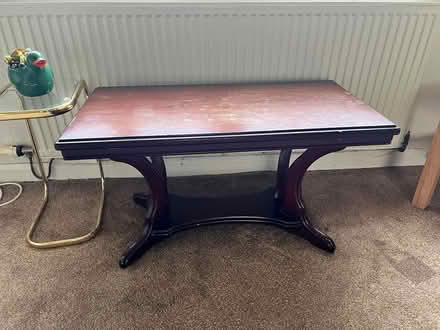 Photo of free Small dark wood side table (OL7 Ashton) #1