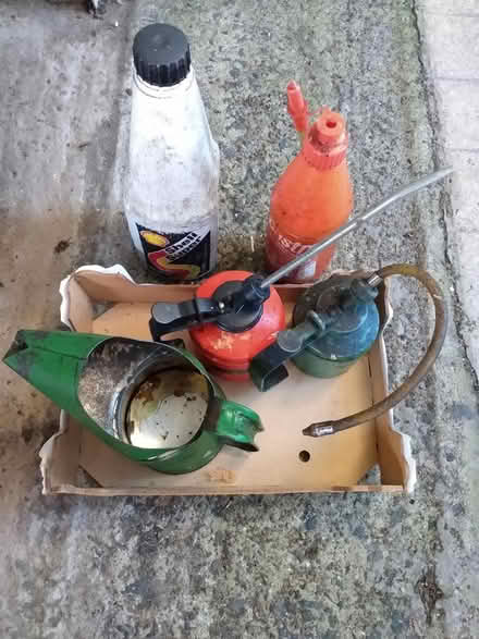 Photo of free Oil cans and fluids (Gilmerton) #1
