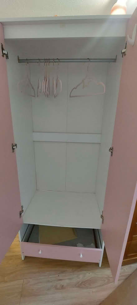 Photo of free Pink Wooden Wardrobe (Isleworth TW7) #2