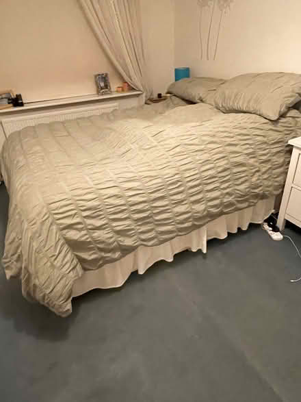 Photo of free Double divan bed and mattress (Caldecott OX14) #1