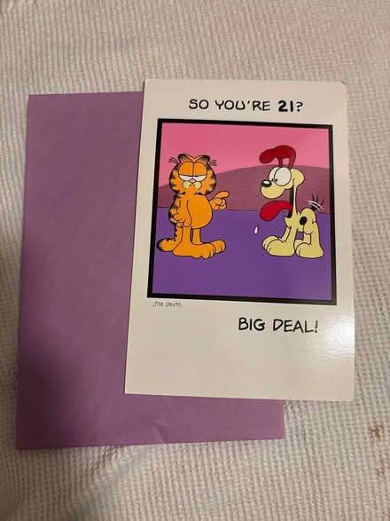 Photo of free Birthday card - 21 yr old (L5L 5P5) #1