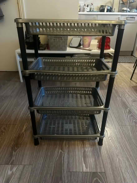 Photo of free Plastic Storage Shelving Unit (Fairview) #1
