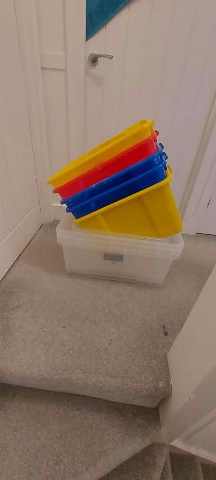 Photo of free 9 plastic boxes (Hollington TN38) #1