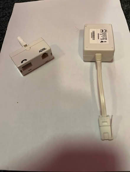 Photo of free Telephone landline phone and ADSL modem adapter x 2 (St Andrew's BS6) #1
