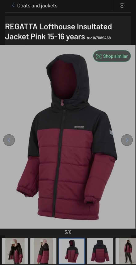 Photo of Girls coat age 15-16 (Braintree CM7) #1