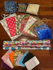 Photo of free Gift wrapping paper, wrapping tissue, gift bags #1