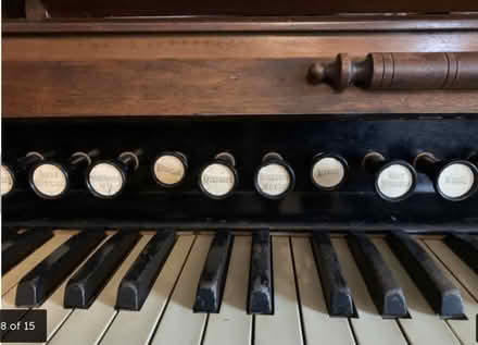 Photo of free Vintage pedal organ ornate wood (Blagdon BS40) #3