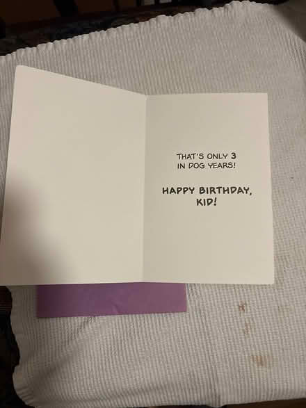 Photo of free Birthday card - 21 yr old (L5L 5P5) #2