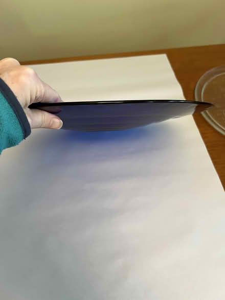 Photo of free Blue Glass Platter (Midtown Palo Alto) #2