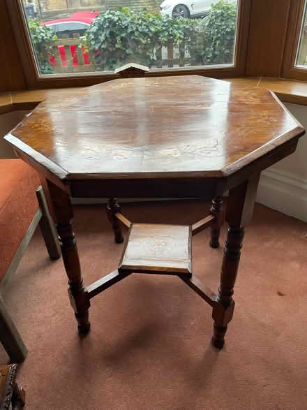 Photo of free Antique Hexagonal Table (Undercliffe BD2) #1