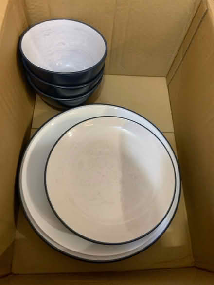 Photo of free Blue crockery set (Preston TQ3) #1