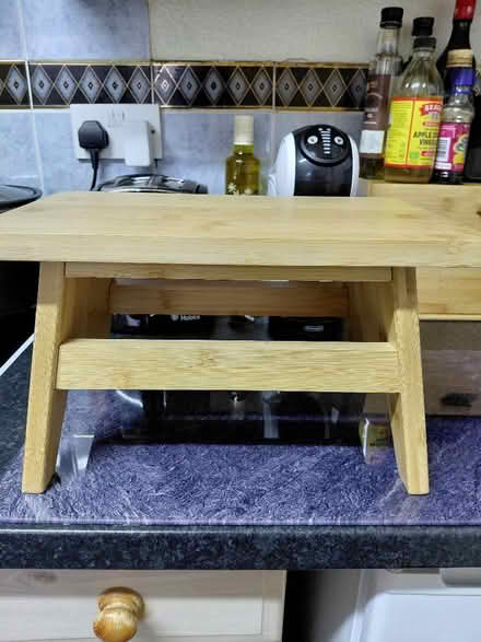 Photo of free Small wooden stool (Rowner PO13) #1