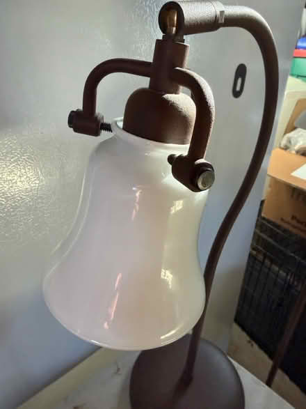 Photo of free Matching bronze lamps (Chesterbrook Rd & N Albemarle) #2