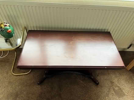 Photo of free Small dark wood side table (OL7 Ashton) #2