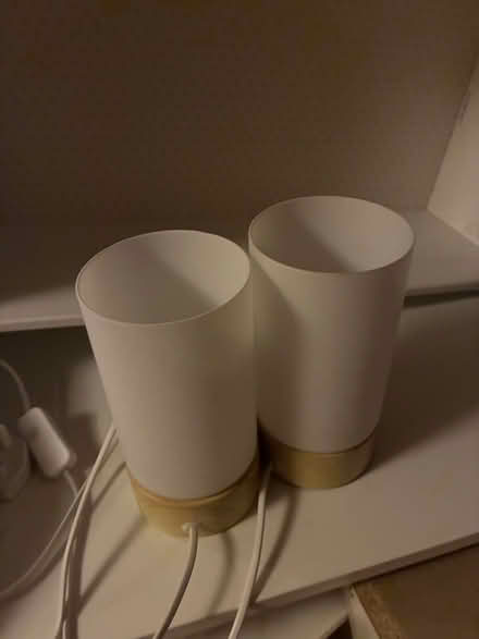 Photo of free Matching white bedside lights (New Town CO1) #3