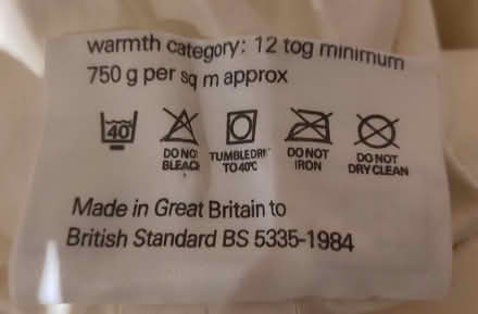 Photo of free King size duvet (Claverton) #2