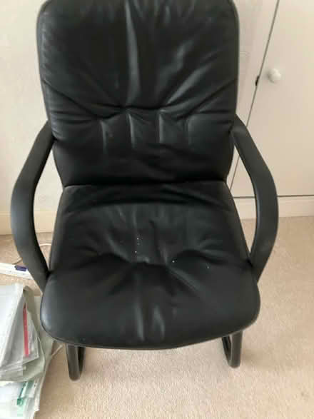 Photo of free Office type chair (does not swivel) (Oulton, Lowestoft NR32) #1