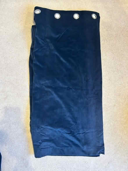 Photo of free Blue blackout curtains x2 (Horsforth LS18) #1