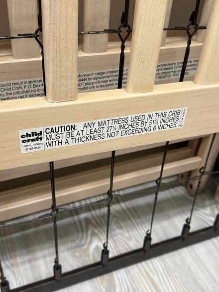 Photo of free Crib for repurposing (Northwest Fort Collins) #4