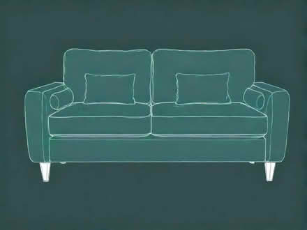 Photo of free Teal 2 seater sofa bed (Oadby LE2) #1