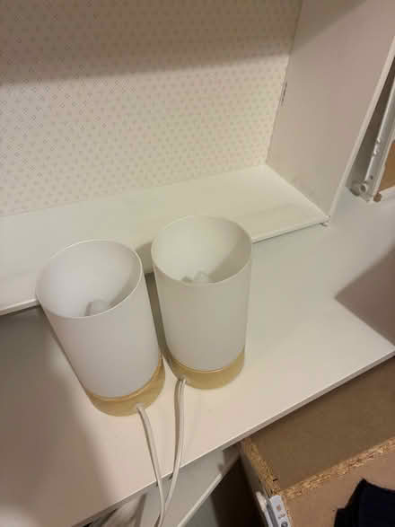 Photo of free Matching white bedside lights (New Town CO1) #1