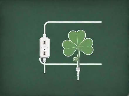 Photo of free Printer cable European clover-leaf plug (St Andrew's BS6) #1