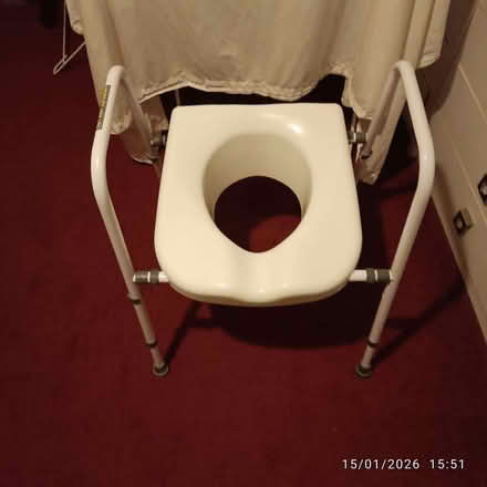 Photo of free toilet seat with handle bars (goes over an existing toilet) (Brookhouse LA2) #1