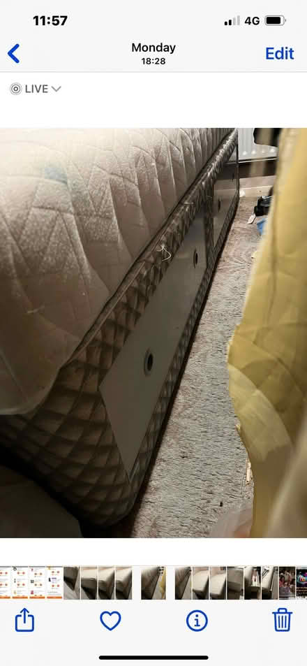 Photo of free Bed 2large StorageDrawers& Mattress (Tooting/Mitcham area) #3