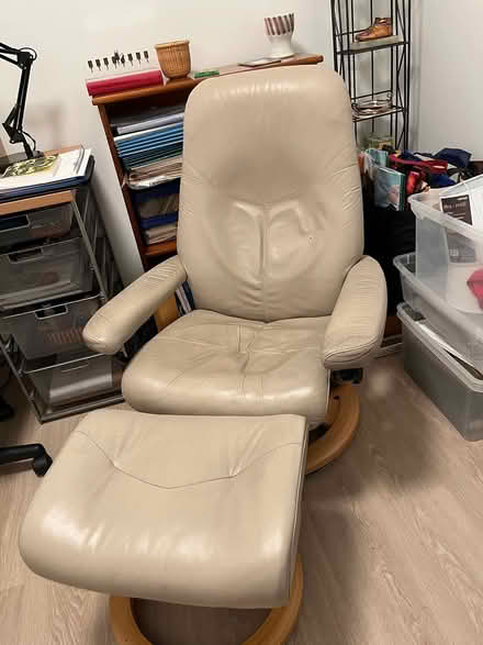 Photo of free Chair and ottoman (Newton, near Nahanton St.) #1