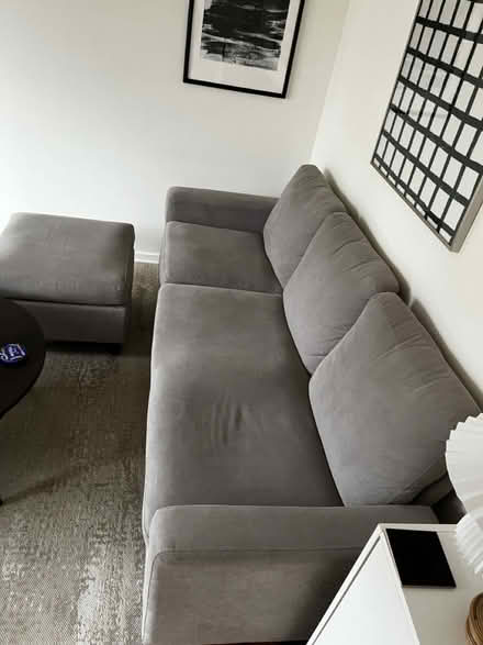 Photo of free Sofa with a ottoman (Poplar E14) #2