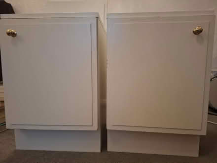 Photo of free Two matching bedside cabinets and headboard (New Marston OX3) #1