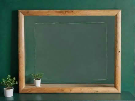 Photo of free Large mirror with wooden frame (Singleborough MK17) #1