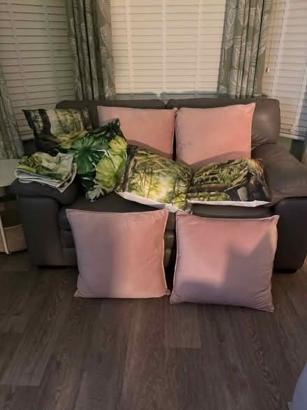 Photo of free 4 Large and 4 small cushions (SW17 9AE Tooting) #1