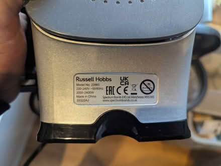 Photo of free Russell Hobbs Iron 2400W (N1 0BN) #3