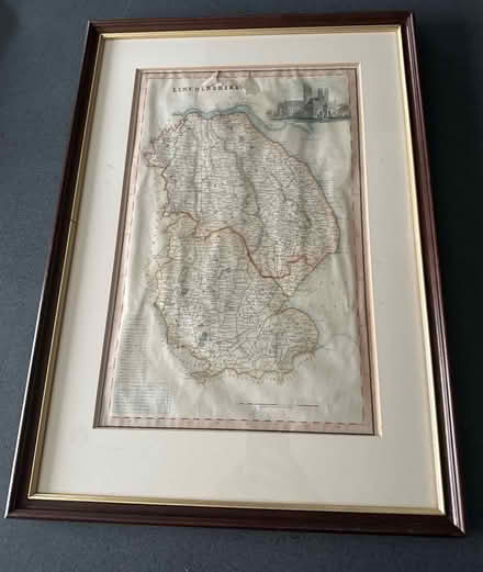 Photo of free Framed Lincolnshire Map (Holbeach PE12) #1