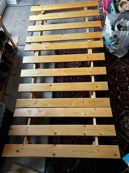 Photo of free Pine Futon base (Bourne PE10) #3