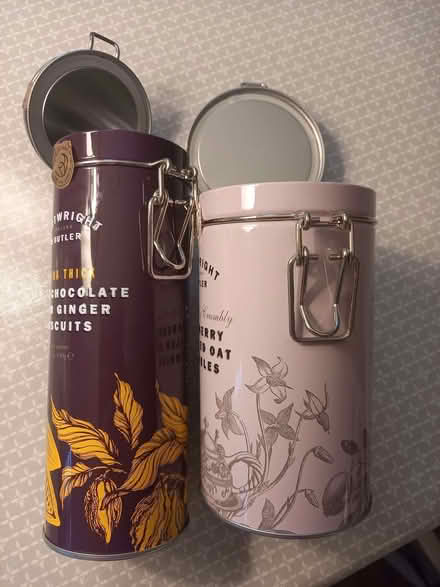 Photo of free empty biscuit tins (West Yatton SN14) #2