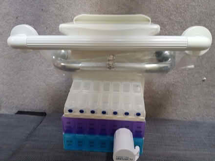Photo of free Pill boxes & pill cutter & small grab rails (Kendal LA9) #1