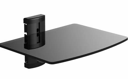 Photo of free Tempered Black Glass Floating Shelf (Rg302hy) #2