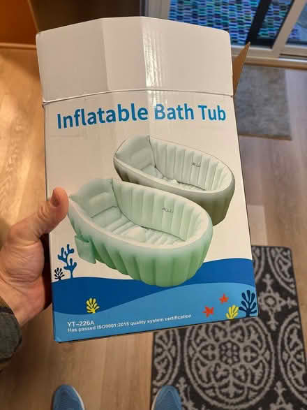 Photo of free Portable inflatable baby bathtub (Walnut Creek) #1