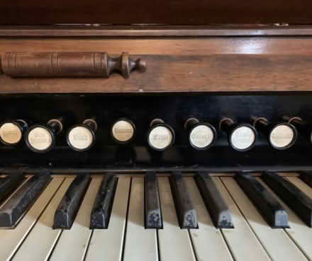 Photo of free Vintage pedal organ ornate wood (Blagdon BS40) #4