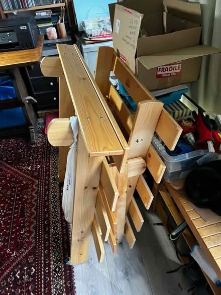 Photo of free Pine Futon base (Bourne PE10) #4