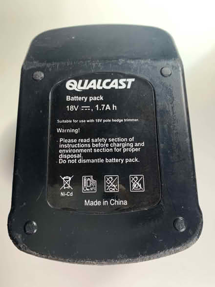 Photo of free Qualcast battery and charger (Wistaston CW2) #2