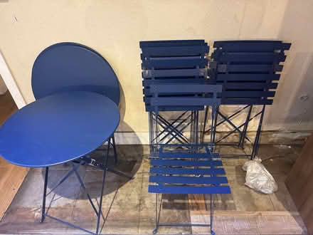 Photo of free 3 tables 6 chairs (Edinburgh EH11) #1