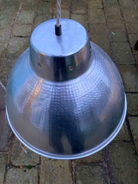 Photo of free Large metal pendant lampshade (Lewes BN7) #1