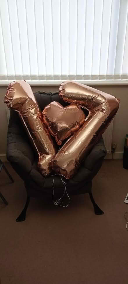 Photo of free Large balloons - Number 1, 7 and a heart shape (Queensferry CH5) #1