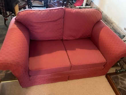 Photo of free Red sofa (Biddulph Moor) #2