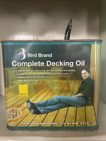 Photo of free Decking oil (Splott CF24) #1